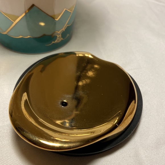 Starbucks 2014 Ceramic Tumbler Hot Air Balloon Holiday Dot Collection 12 ounce - Picture 3 of 14